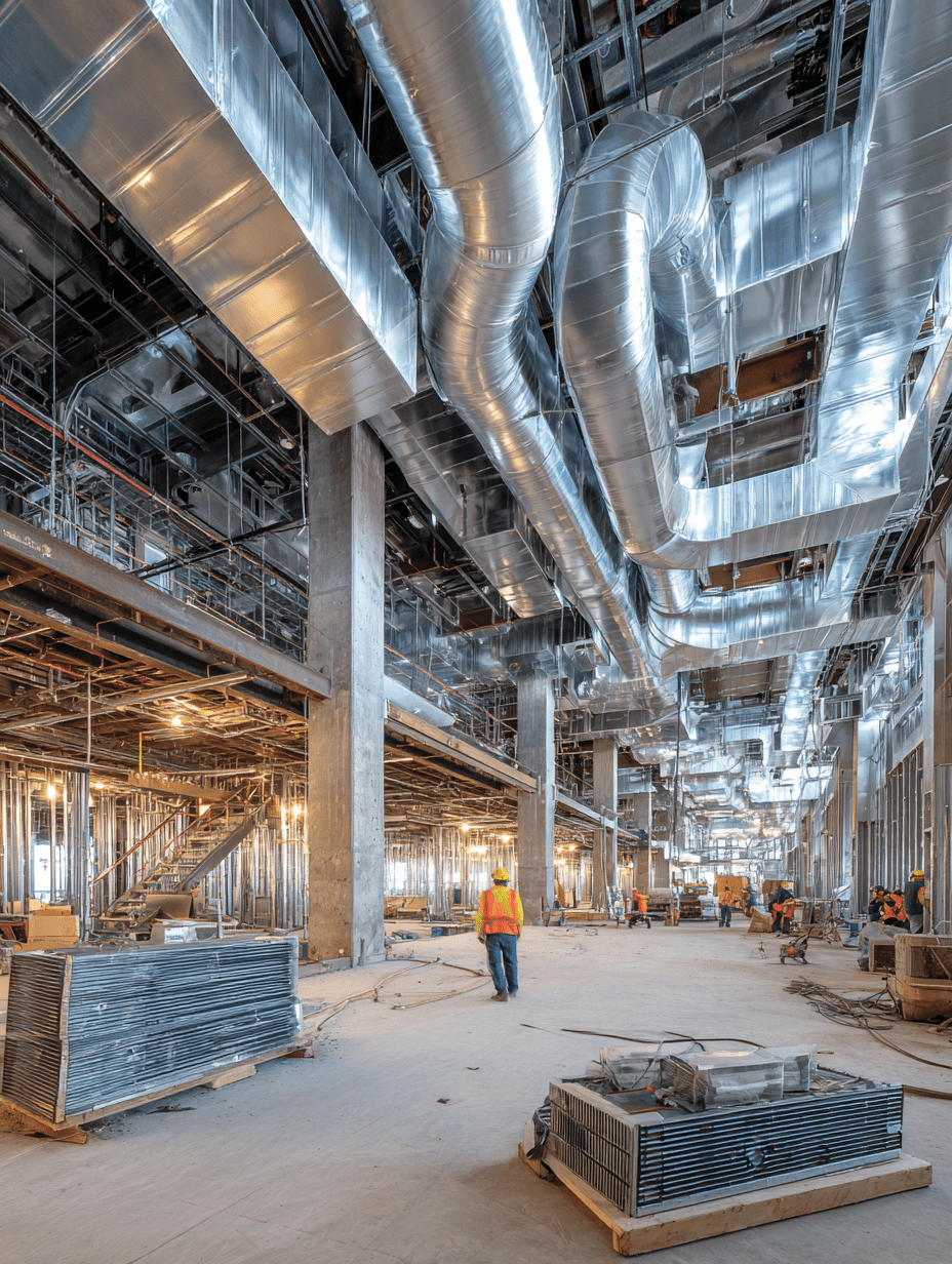 commercial HVAC installation process