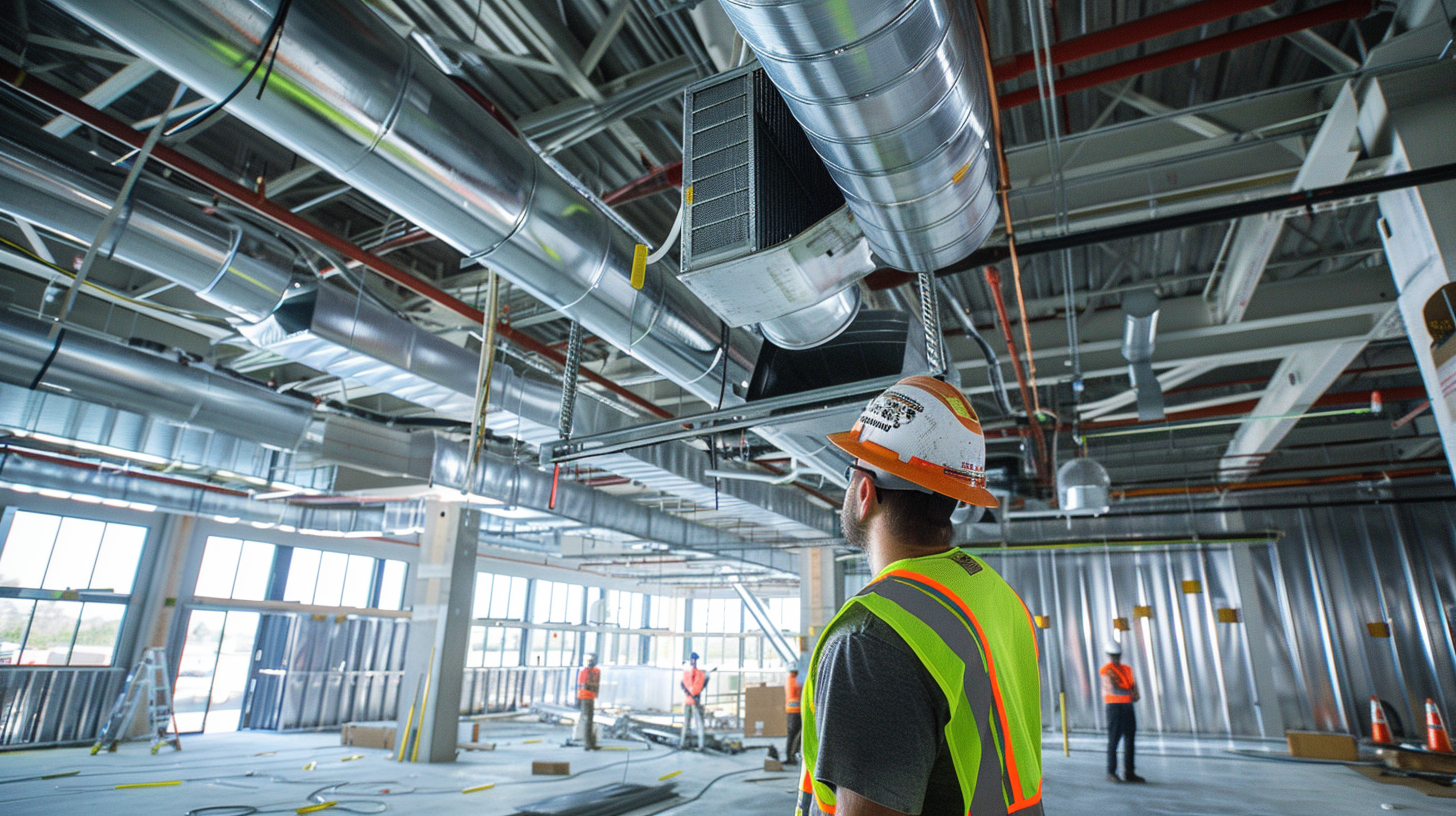 commercial HVAC installation process
