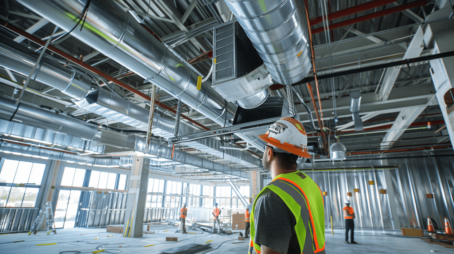 commercial HVAC installation process