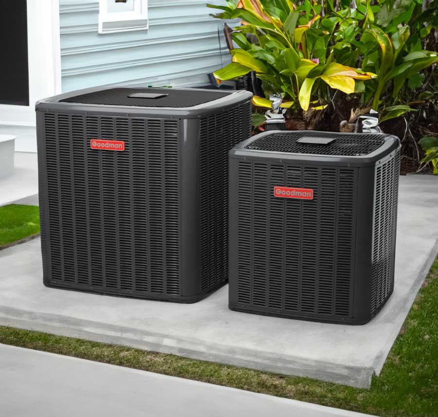goodman-heat-pump-installed